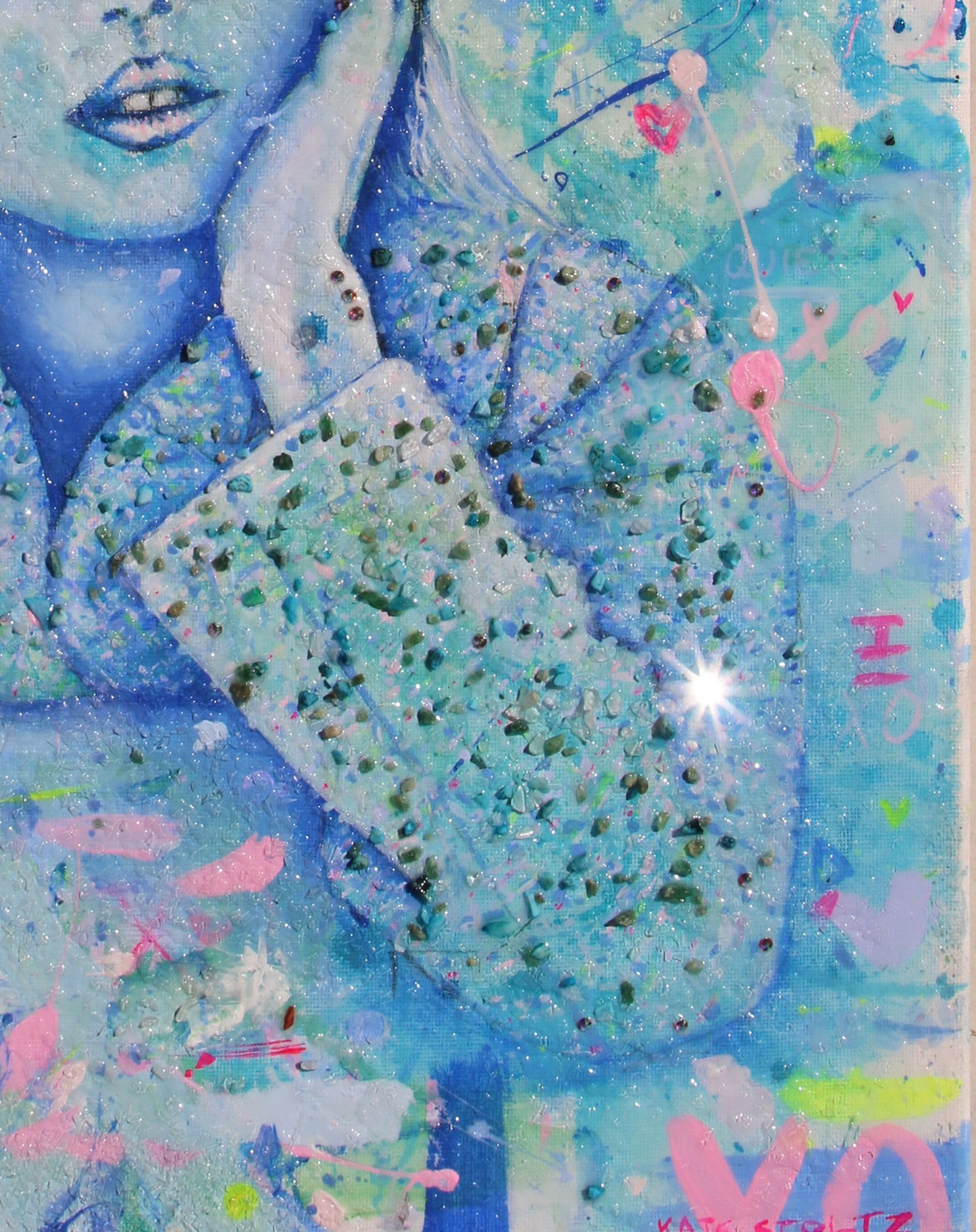 Blues Crystal Iconic Portrait