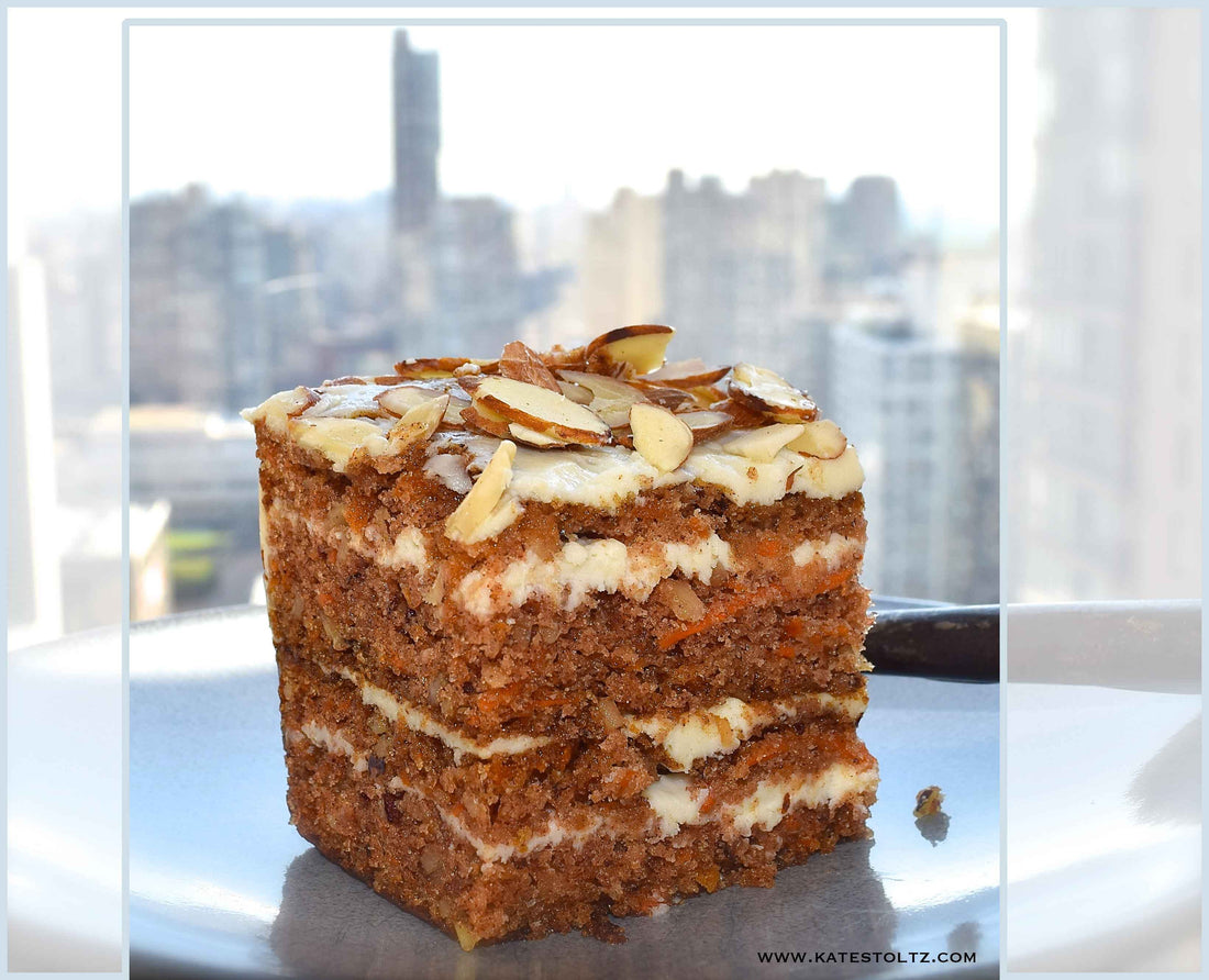 Kate Stoltz Layered Almond Carrot Cake Recipe