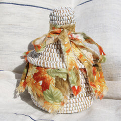 Cotton Lined Mini Lidded Gift Basket