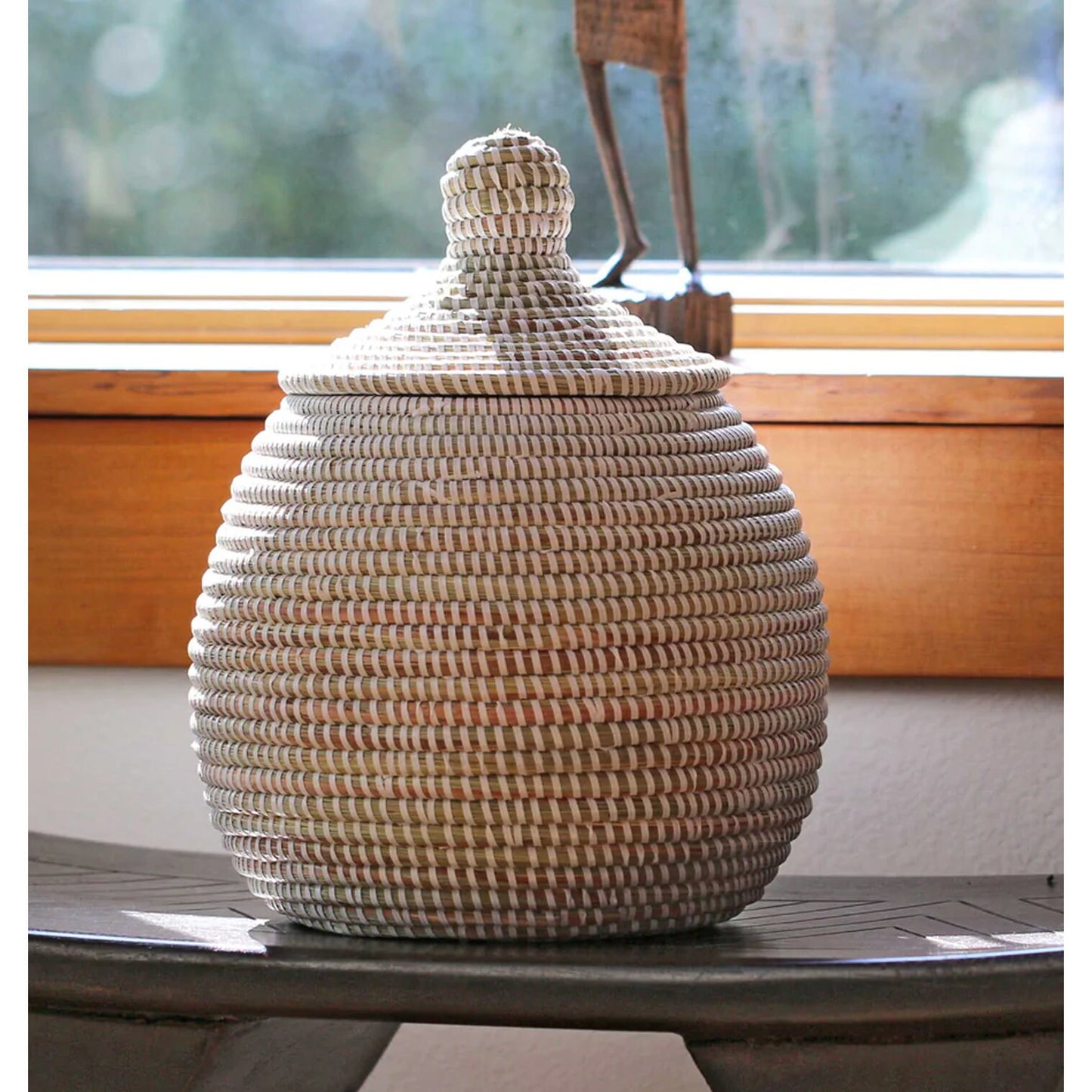 Gourd Storage Basket with Lid