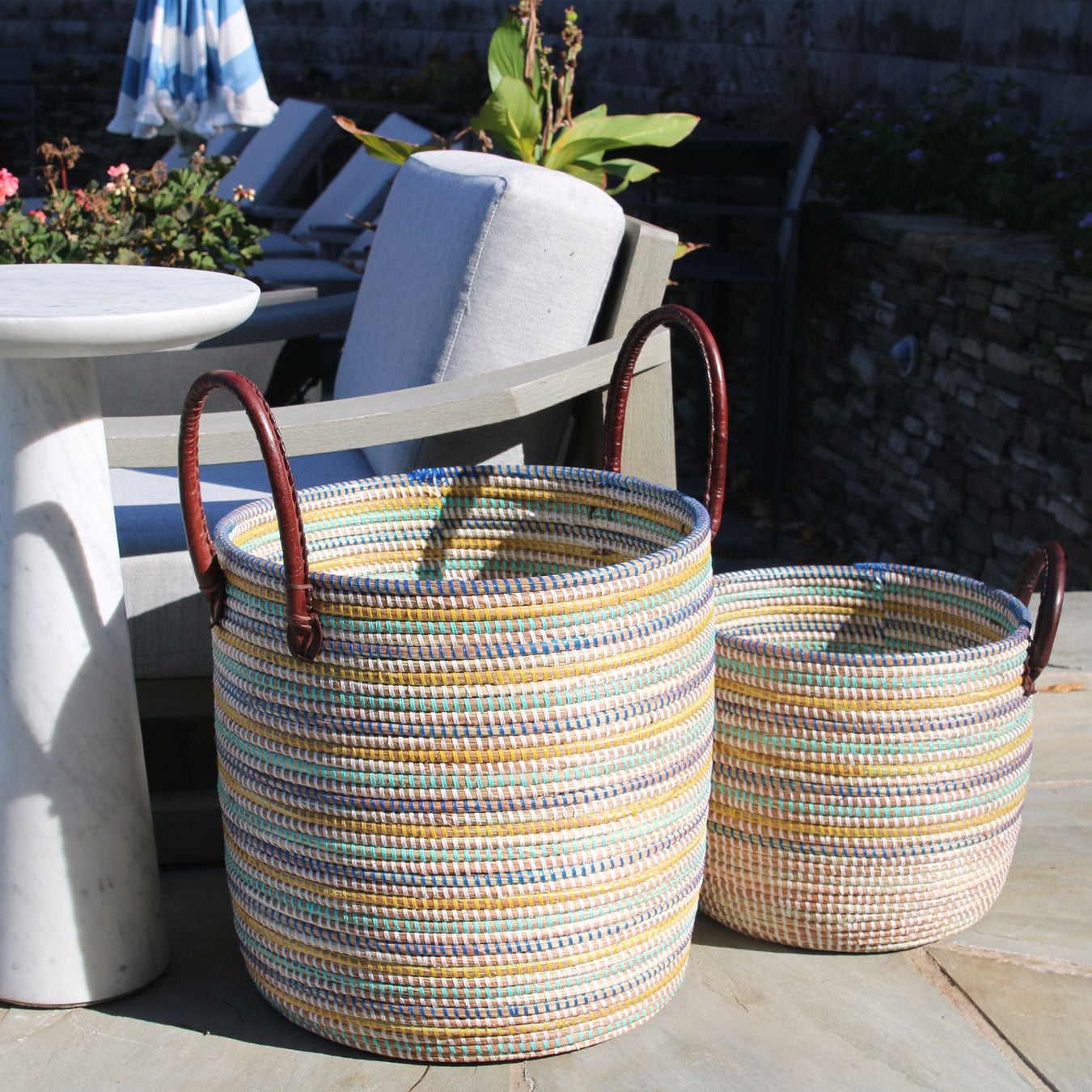 Malika Beach Floor Storage Basket