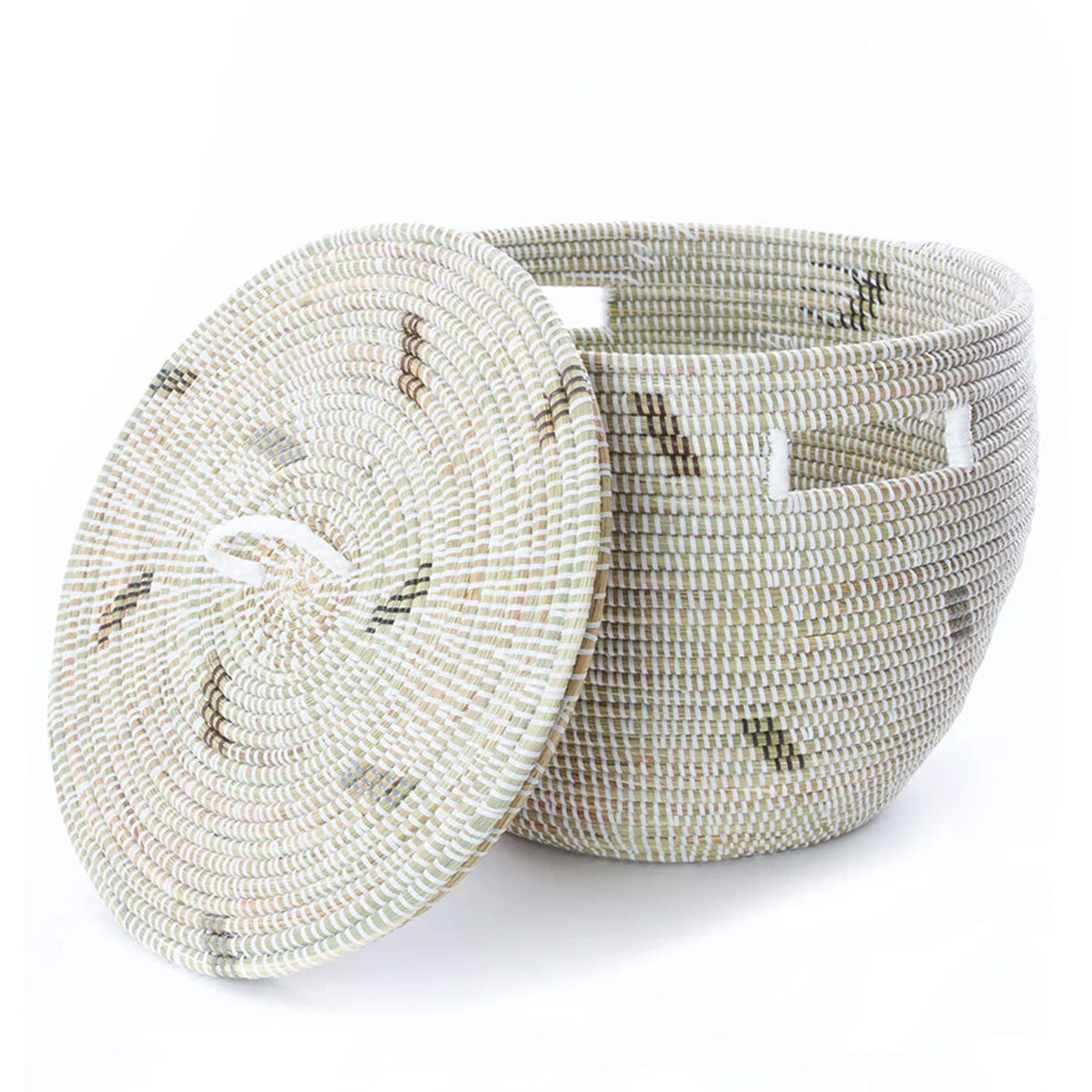 Decorative Flat Lid Storage Basket