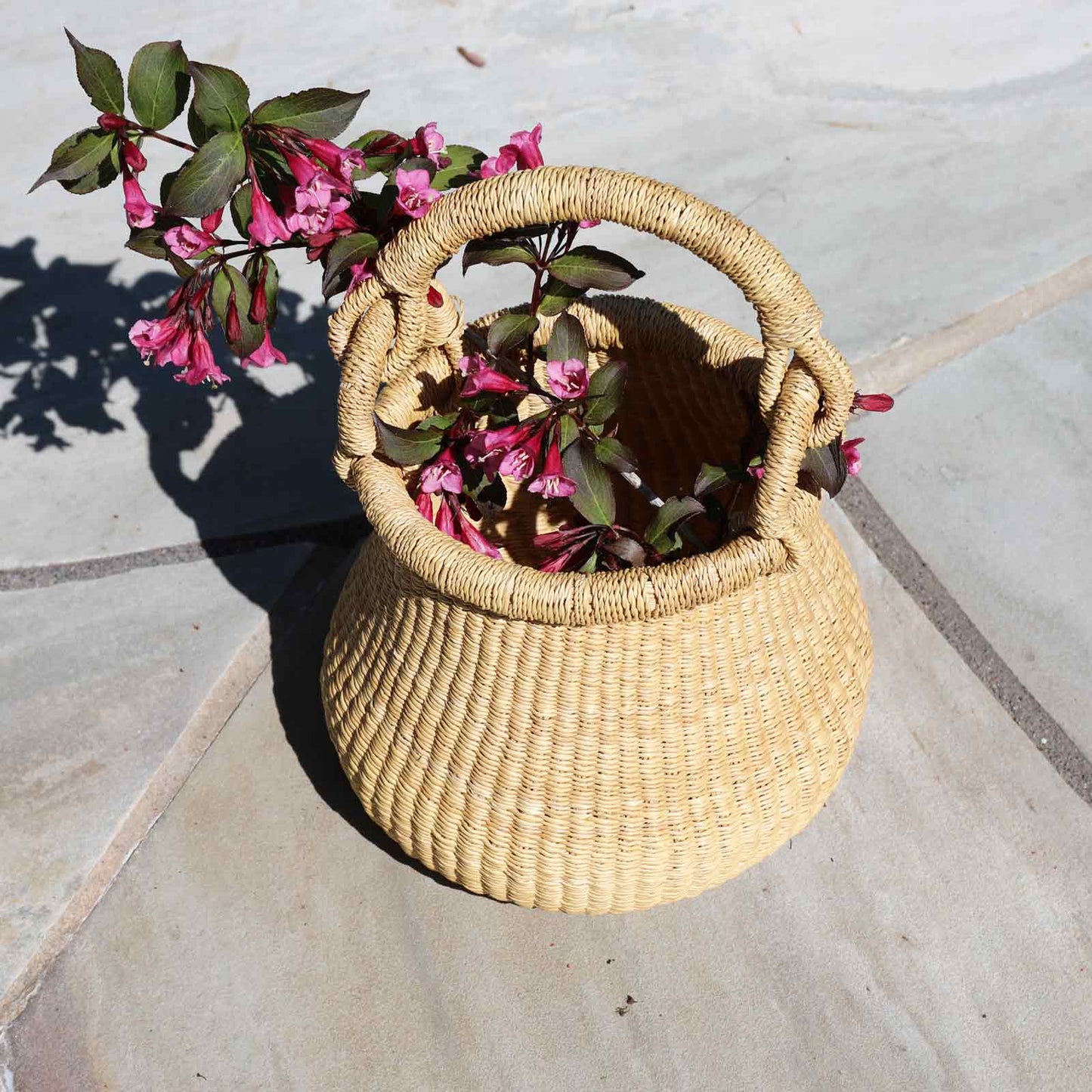 Natural Kettle Basket with Handle