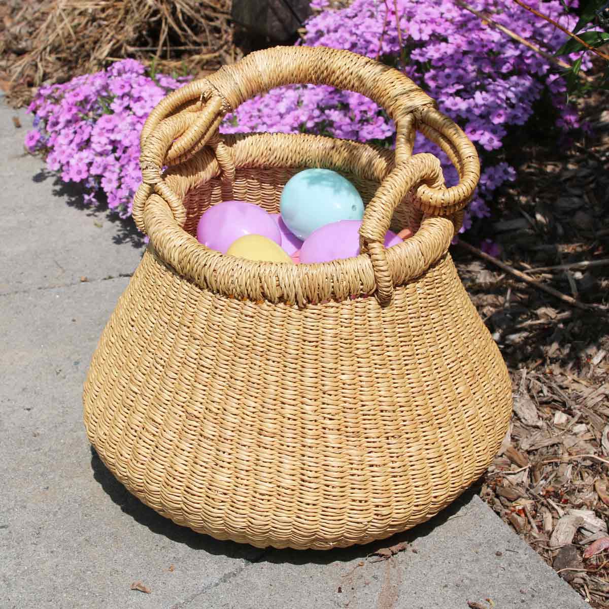 Natural Kettle Basket with Handle