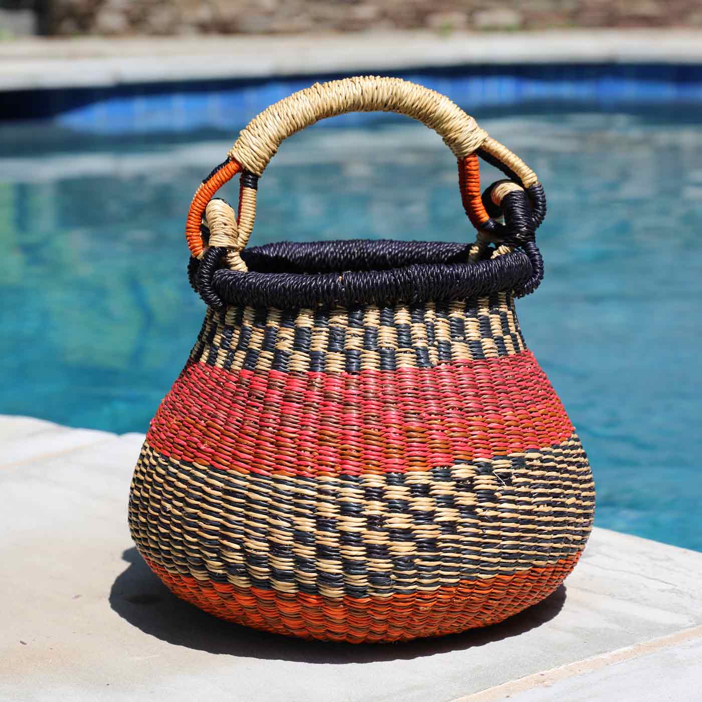 1/1 Medium Kettle Basket with Handle