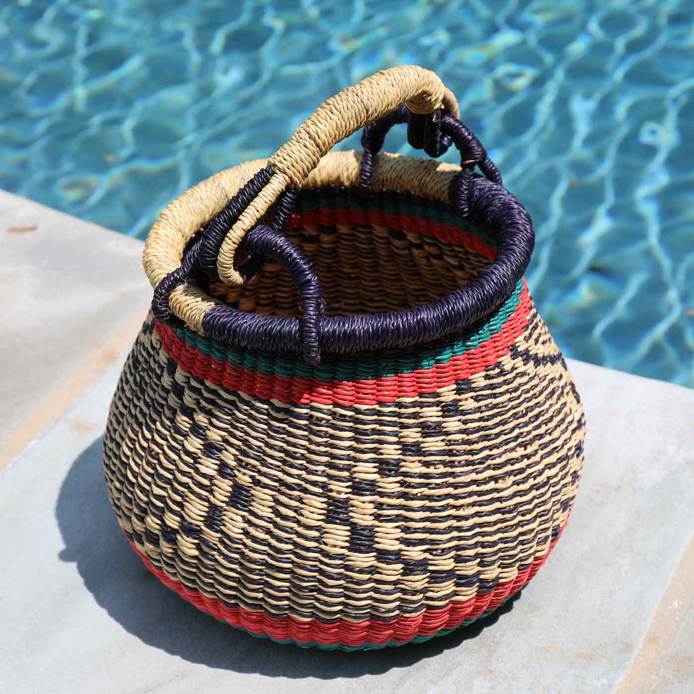 Natural Kettle Basket with Handle