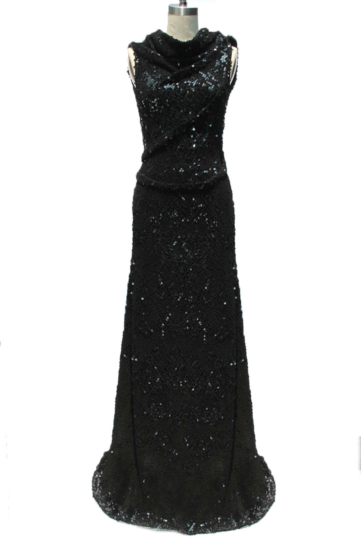 Liquid Velvet Sequin Gown