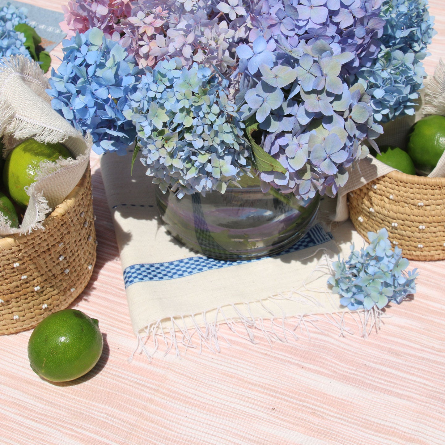 white-blue-check-handwoven-linen-napkin