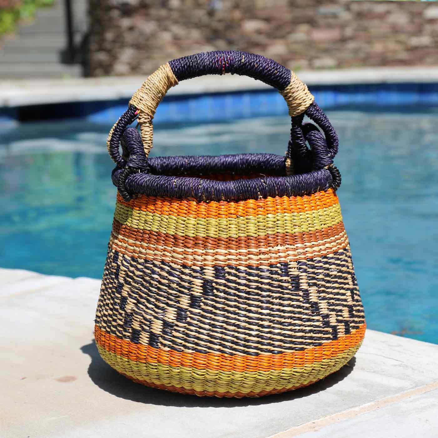 yellow-orange-and-black-easter-egg-summer-picnic-basket-for-kids-and-adults