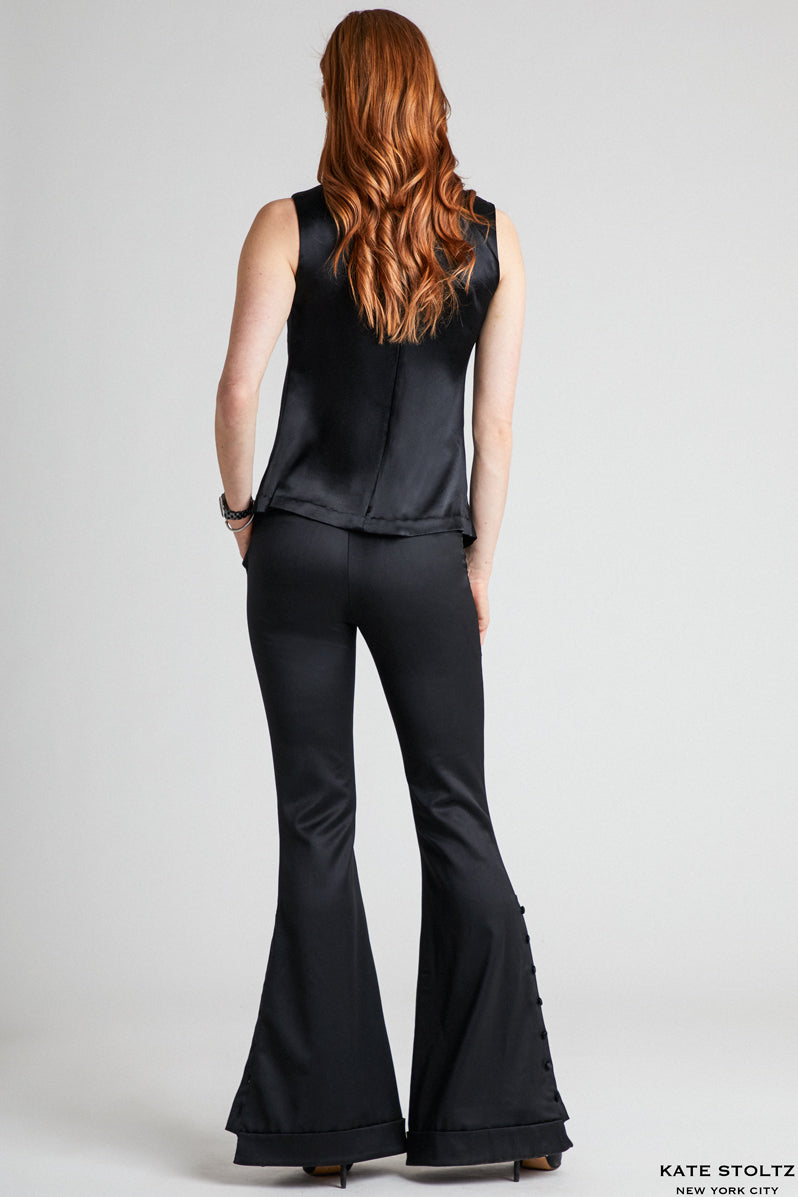 Kate Stoltz draped silk blouse 