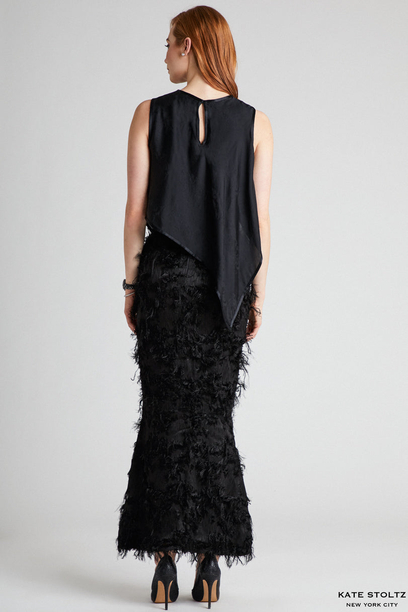 Kate Stoltz feathery skirt