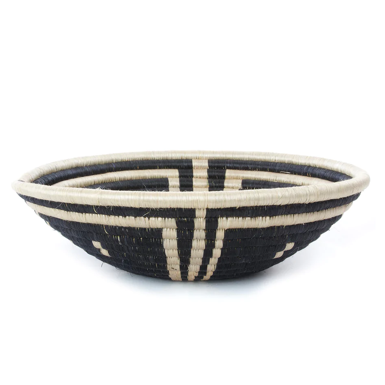 black-white-basket-bowl-handwoven-fair-trade