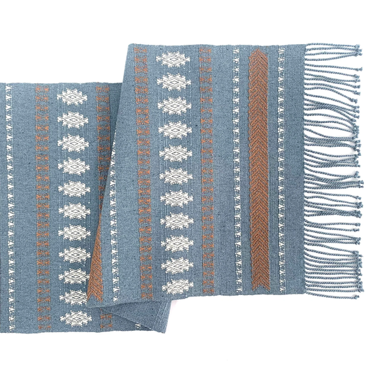 Blue San Rafael Handwoven Table Runner