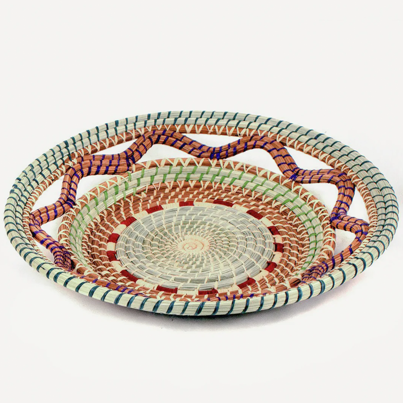 Handwoven Pine Needle and Grass Baskets / Multiple Sizes, Designs