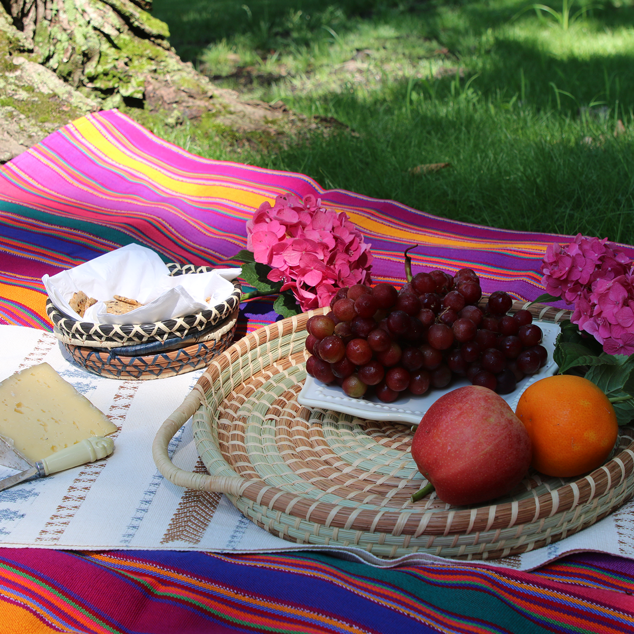 Handwoven Table Cloth/ Multiple Colors