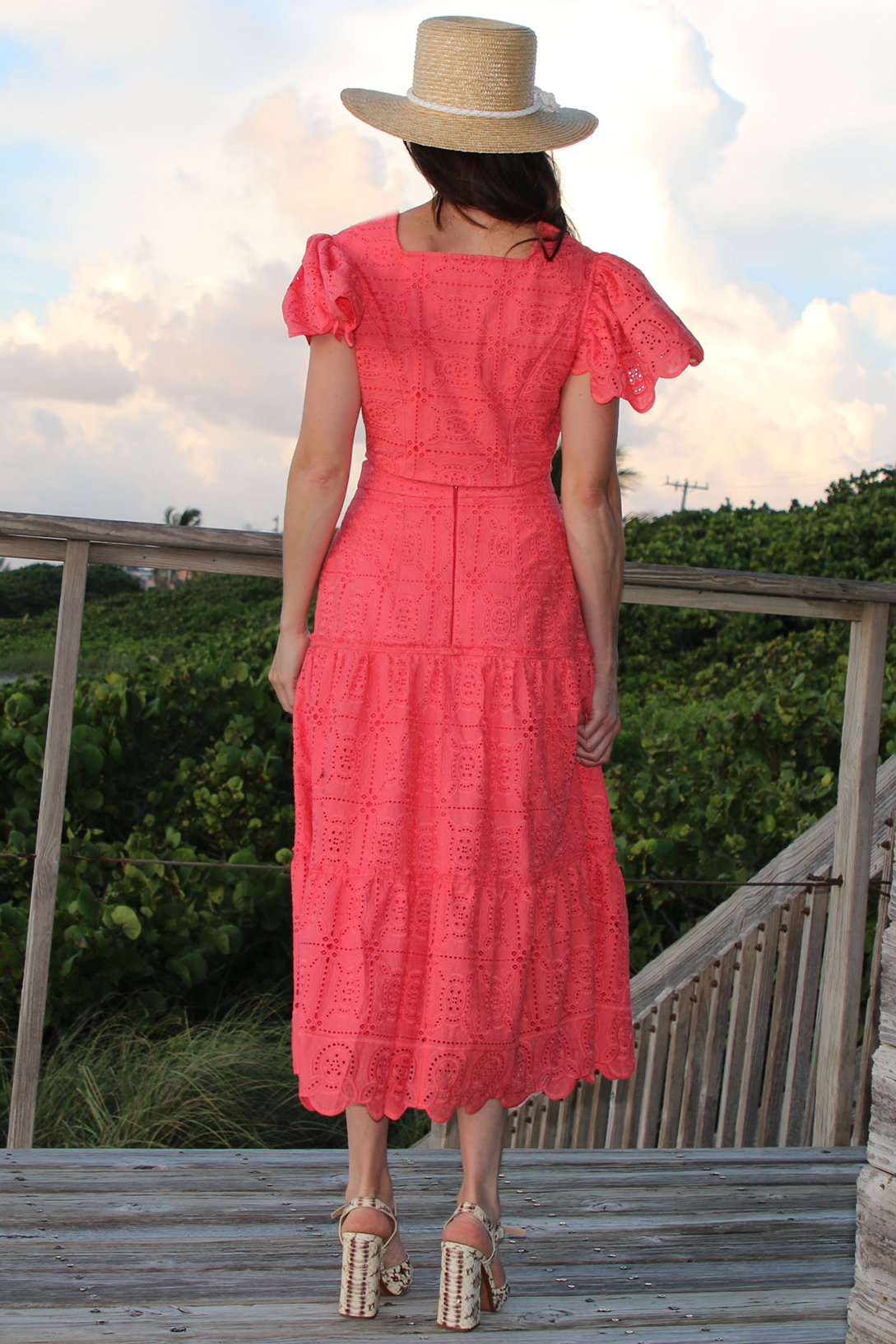       coral-embroidered-cotton-skirt