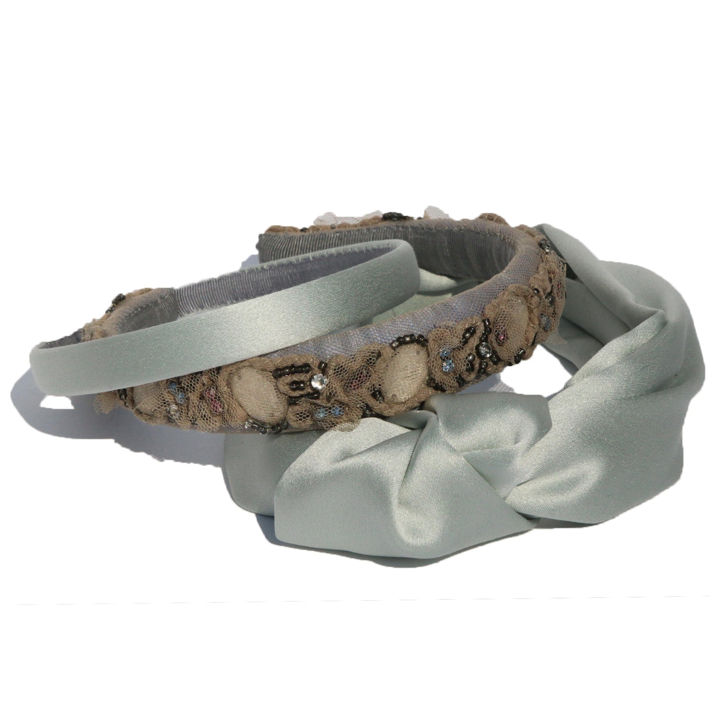 Satin Silk Headband / Multiple Colors / 2 Widths