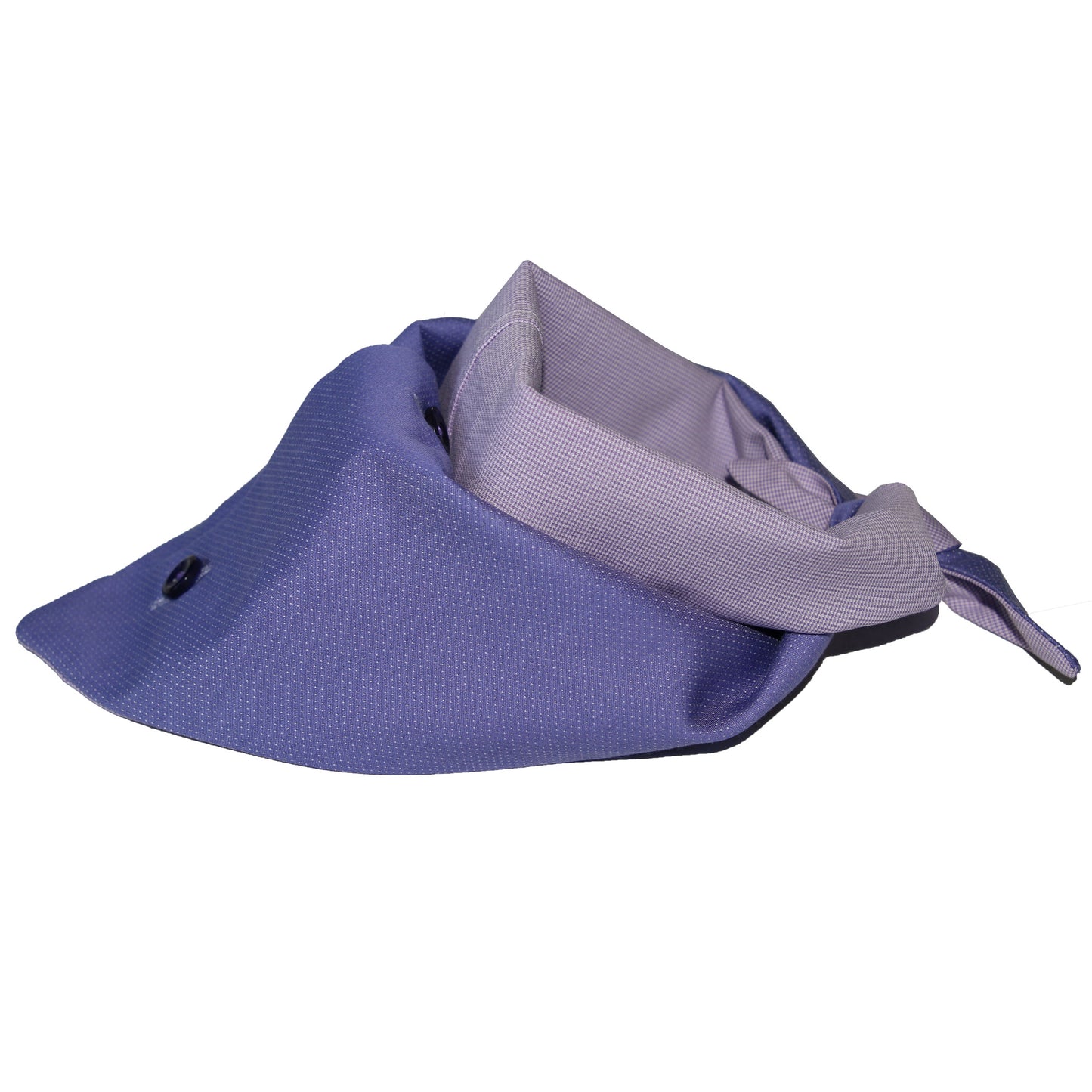 lavender cotton shirting dog bandana