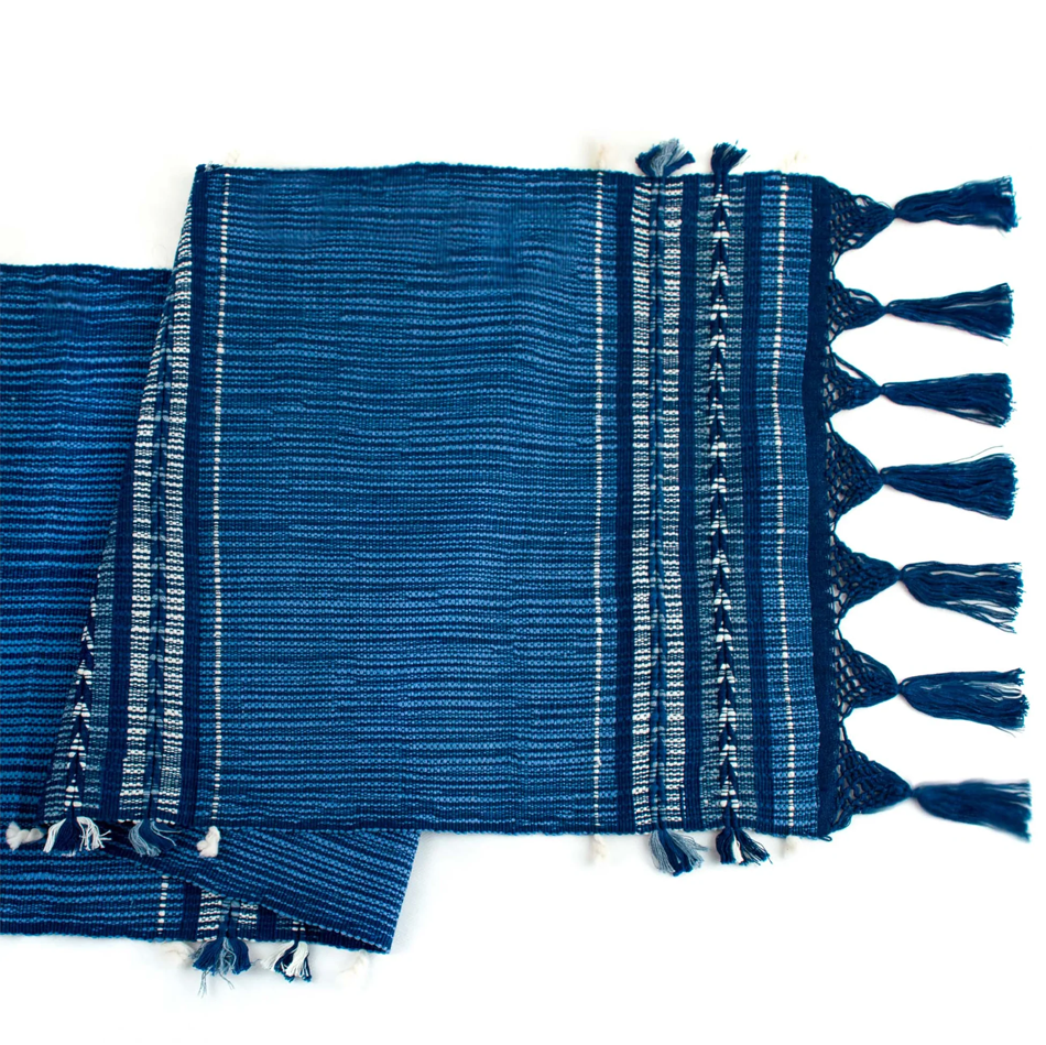     navy-white-blue-guatemalan-table-runner