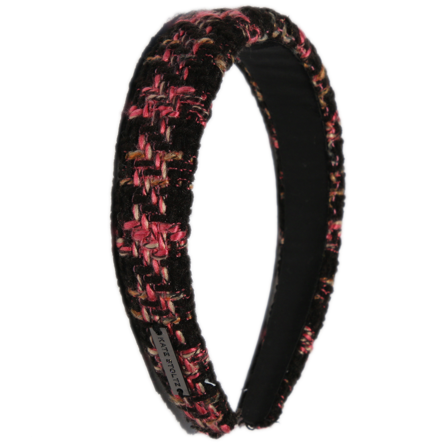 pink-and-black-tweed-headband