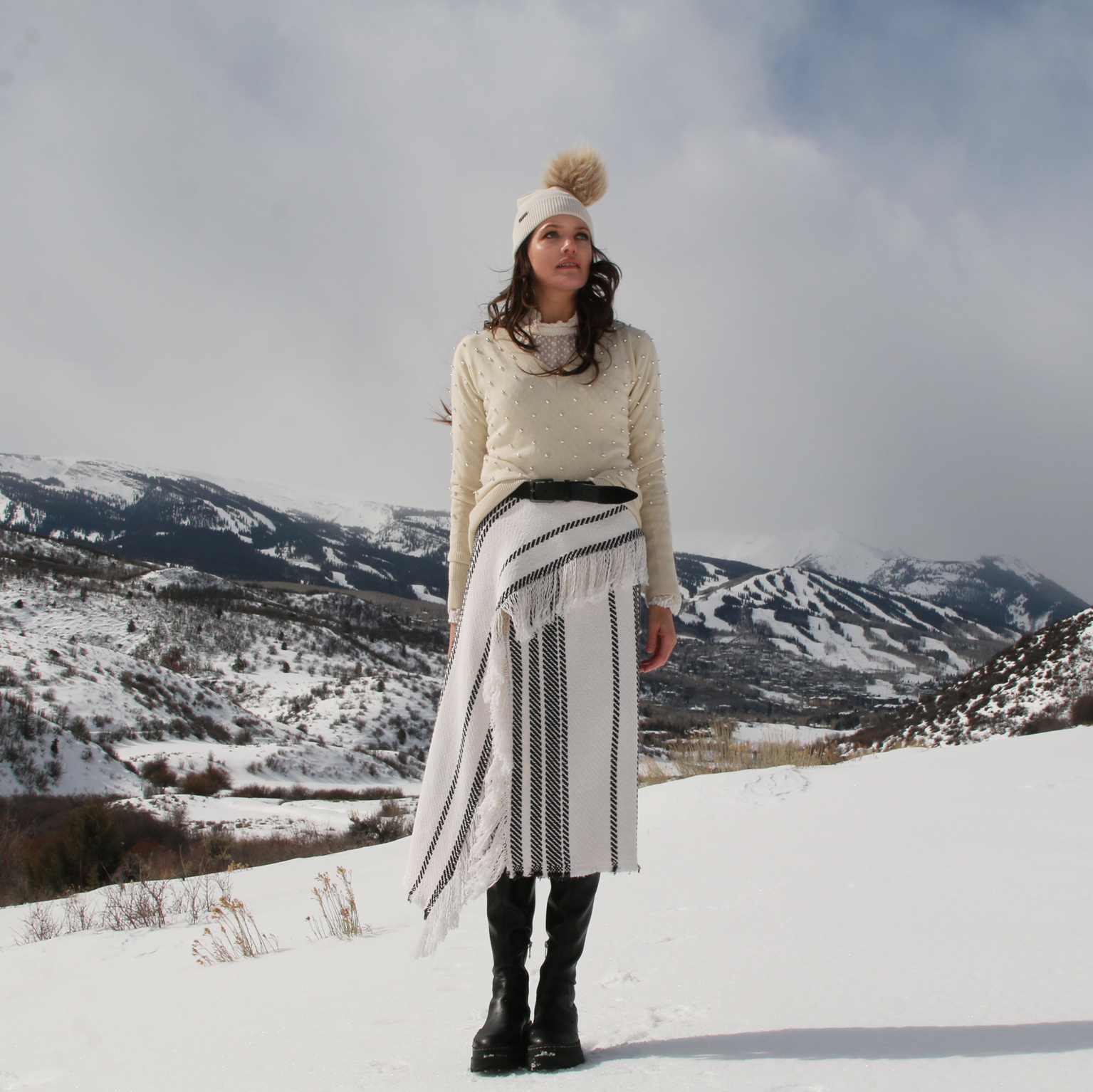     striped-woven-cotton-skirt-with-fringe-detail